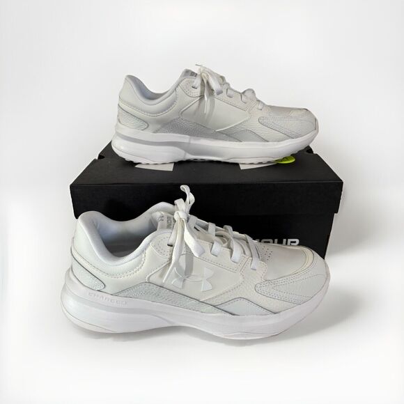 Under Armour Women’s Edge LTHR Low Trainers Sneakers Sports Shoes - Picture 1 of 6